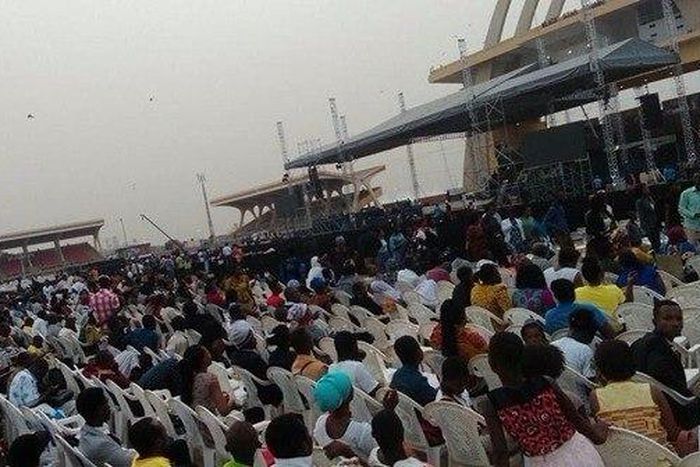 The Black Stars Square is already filled to capacity