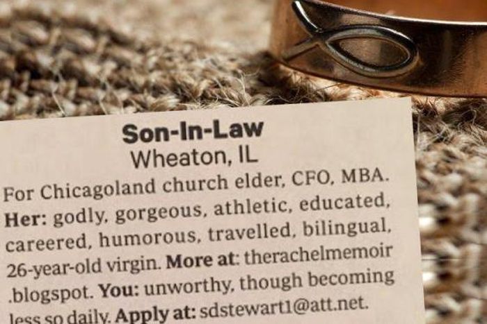 Stephen Stewart's ad for Rachel Stewart