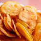 Crunchy potato chips