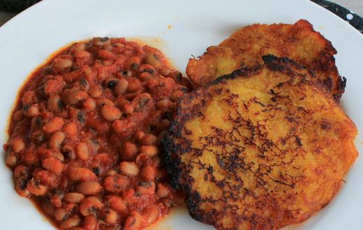 Tatale and beans stew