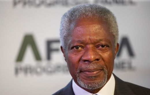 Former UN General Secretary Kofi Annan
