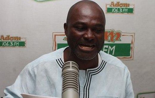 Kennedy Agyapong in Adom FM studios