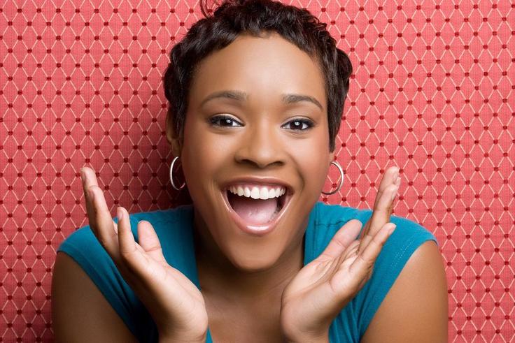 Happy woman