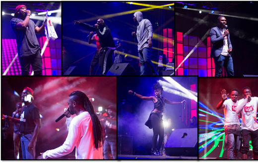 Scenes from the Airtel Trace Artistes Night at the Legon Hall Week Celebration