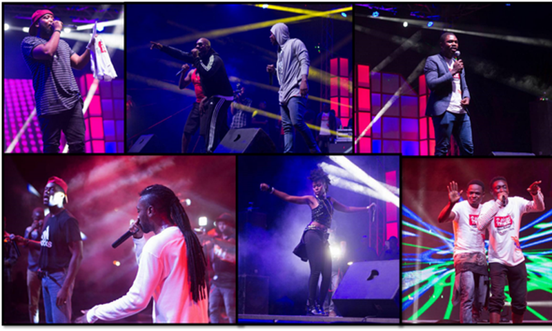 Scenes from the Airtel Trace Artistes Night at the Legon Hall Week Celebration