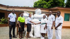 Mary Susanna Yorke, Corporate Sustainability Officer at UT Bank, who donated the clothes on behalf of the bank said the gesture was part of its social responsibility.