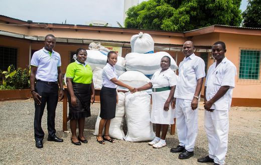 Mary Susanna Yorke, Corporate Sustainability Officer at UT Bank, who donated the clothes on behalf of the bank said the gesture was part of its social responsibility.