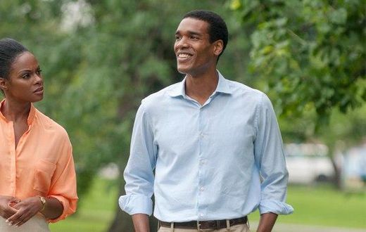 Tika Sumpter and Parker Sawyers as Michelle and Barack Obama