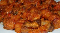 Plantain and gizzard recipe