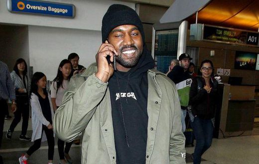 Kanye West at L.A.X