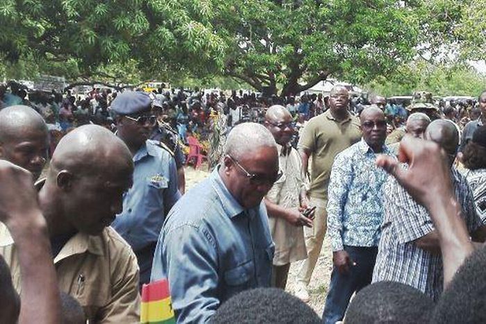 President Mahama in Todome