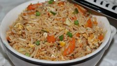 Chicken and egg fried rice