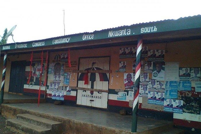 Angry NDC youth lock party office