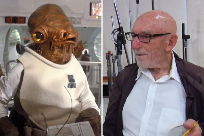 Bauersfeld was the voice of rebellion Admiral Ackbar in "Return of the Jedi" and returned last year for "The Force Awakens".
