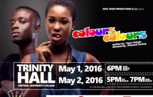 "Colours Colours” play poster