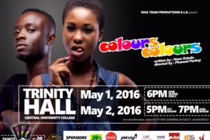 "Colours Colours” play poster