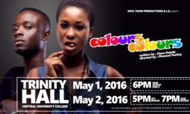 "Colours Colours” play poster