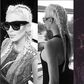 Jelena Karleusa and Kim Kardashian rocking blonde cornrows