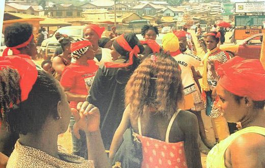 Affected miners demonstrate and ask for justice
