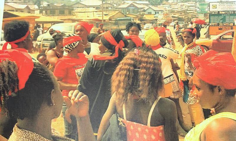 Affected miners demonstrate and ask for justice