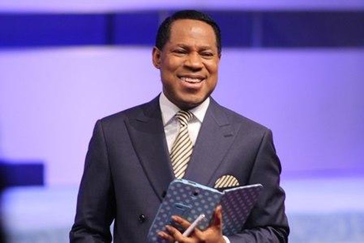 Pastor Chris in church