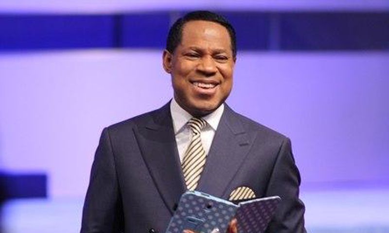 Pastor Chris in church