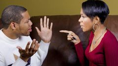 Couple fighting