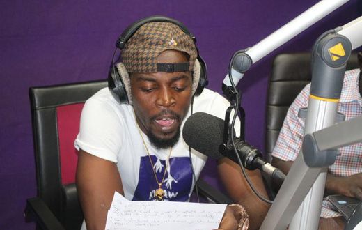 Kwaw Kese at Pluzz FM studios