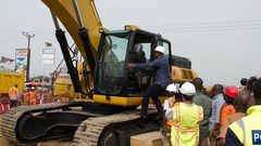 President Mahama breaks ground for work to commence