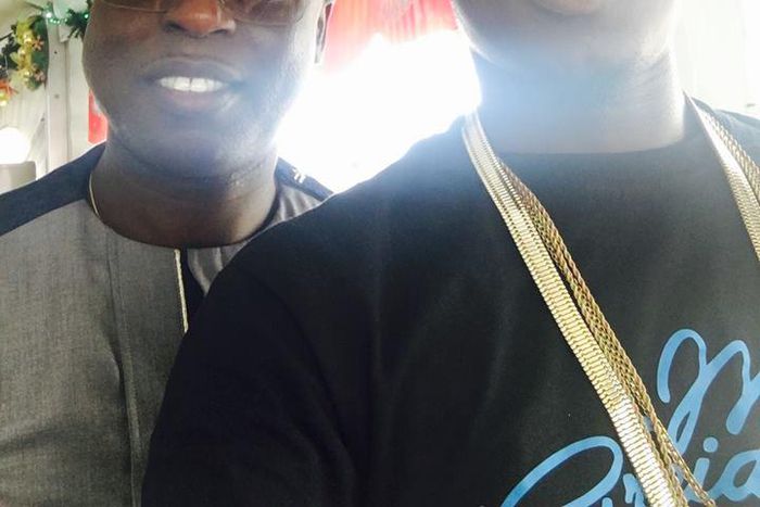 Wisa Greid takes selfie with SP Kofi Sarpong