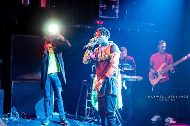 Stonebwoy performing at 'Go Higher Concert' at Irving Plaza, United States