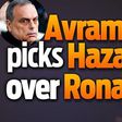 Avram Grant picks Hazard over Ronaldo