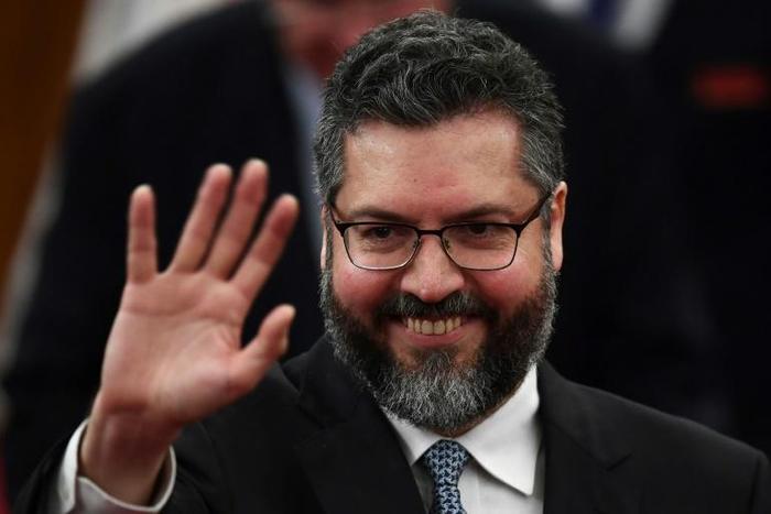 Brazil's new foreign minister Ernesto Araujo, pictured in Brasilia on December 10, 2018, is attending the Lima Group meeting