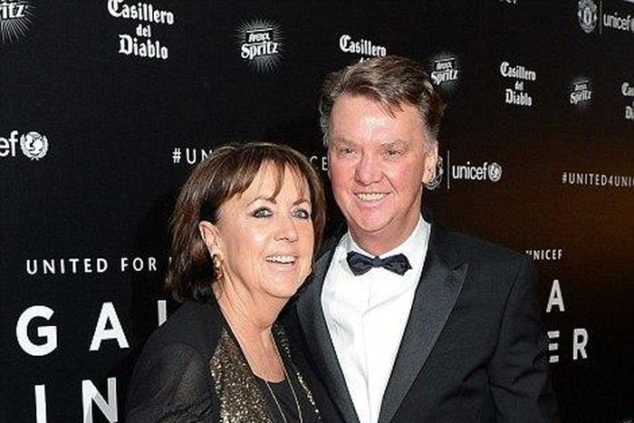 Louis van Gaal and his wife Truus