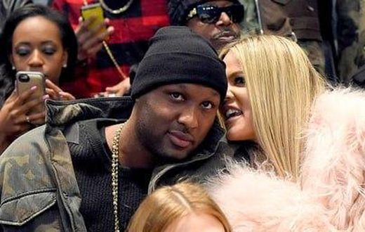 Lamar Odom with Khloe Kardashian