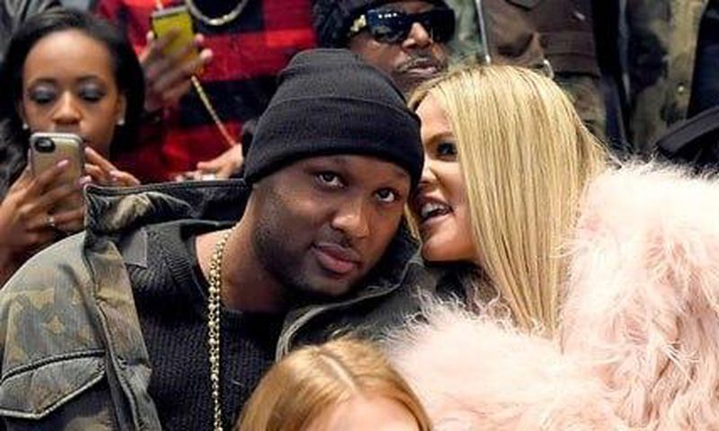 Lamar Odom with Khloe Kardashian
