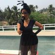 Ghanaian actress, Juliet Ibrahim looking stunning in all black outfit