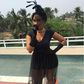 Ghanaian actress, Juliet Ibrahim looking stunning in all black outfit