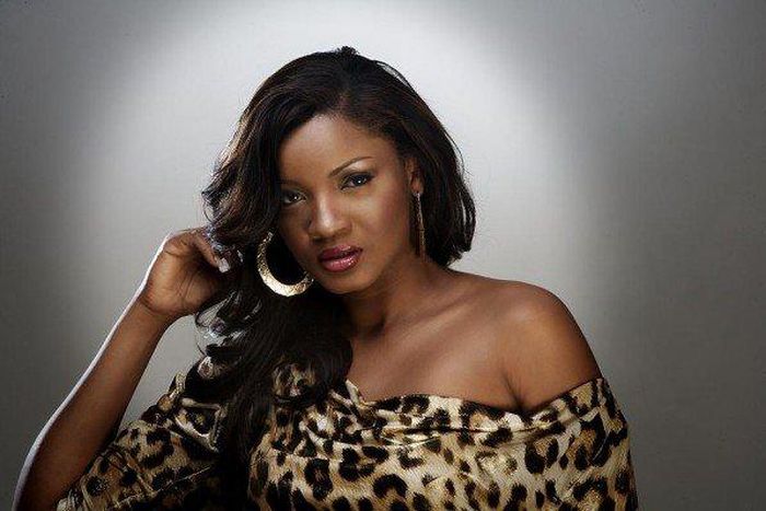 Omotola in a photo shoot