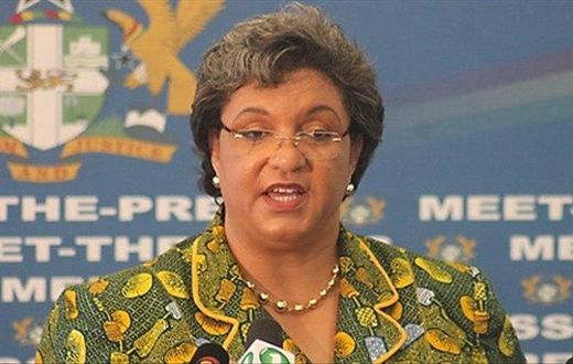 Minister of Foreign Affairs and Regional Integration, Hannah Tetteh