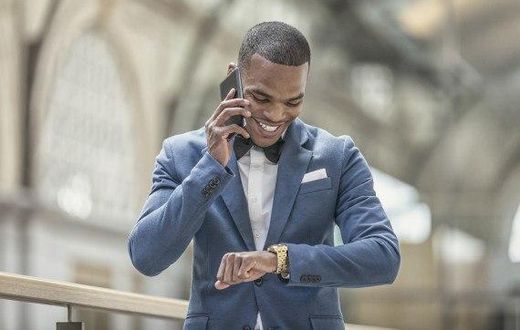 Stylish black man