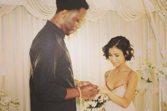 Jhené Aiko and producer, Dot Da Genius