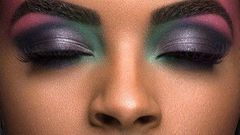 African woman with stunning makeup