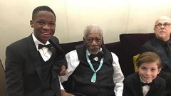 Abraham Attah, veteran actor Freeman Morgan and Canadian young actor Jacob Tremblay