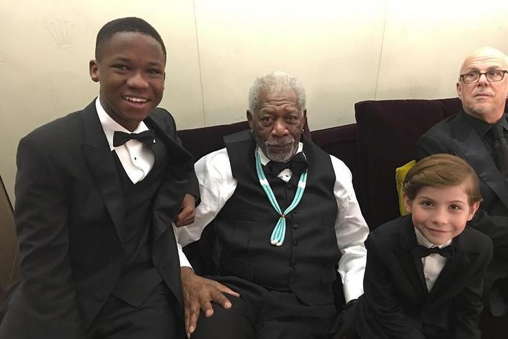 Abraham Attah, veteran actor Freeman Morgan and Canadian young actor Jacob Tremblay