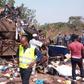 About 70 people perished in an accident involving a Metro Mass bus and a cargo truck