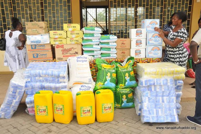 Nana Addo donates to Osu Children's Home