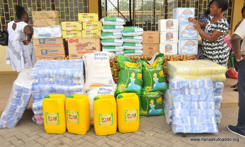 Nana Addo donates to Osu Children's Home