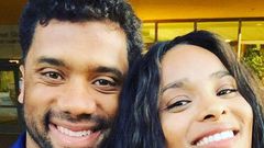 Ciara and Russell Wilson
