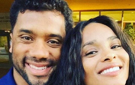 Ciara and Russell Wilson